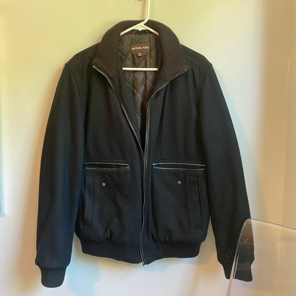 Wool Bomber Coat